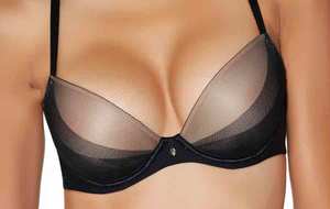 padded bras, plunge bras, push-up bras, low neck line, pushes bust up, beautiful cleavage